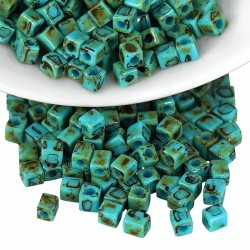 Perles Miyuki Carrées 4 mm (20 g ~ 220 Pièces) (4514)