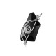 Glass Pendant with Wire Irregular 13x42mm