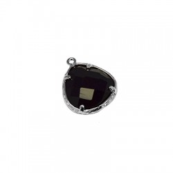 Pendentif en Cristal Faceté 15x16mm