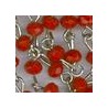 Rhodium / Rouge opaque