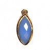 Gold/Opaque Blue