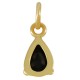 Breloque en Laiton en Forme de Goutte avec Cristal 6 x 8 mm