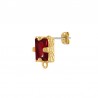 Gold/ Red Ruby