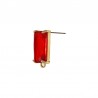 Gold/ Red Ruby