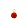Gold/ Red Ruby