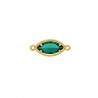 Gold/ Green Emerald