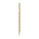 Brass Earring with Crystals 6.3x95mm