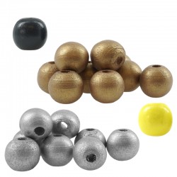Bola de Madera 16mm (Ø2mm)