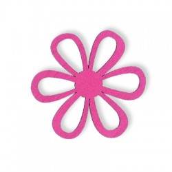 Wooden Pendant Flower 45/2mm