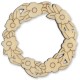 Pendentif en bois Guirlande 80 mm