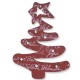 Ciondolo in Legno Albero di Natale 80 mm