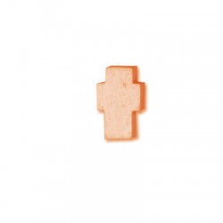 Wooden Bead Cross 8x13mm