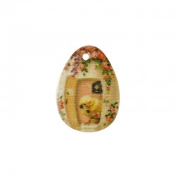 Huevo de Pascua de Madera 48/60mm