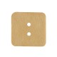 Bouton Connecteur en bois Carré avec Cœurs 16 mm