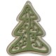 Albero di Natale in Legno e Feltro 100X85 mm