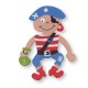 Pirate en bois 53 x 70 mm
