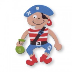 Pirata in Legno 53X70 mm