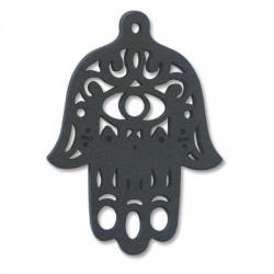 Pendentif en bois main de Fatima 57 x 80 mm