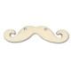 Moustache en bois 16 x 71 mm