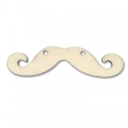 Moustache en bois 16 x 71 mm
