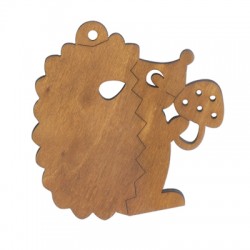Hérisson en bois 80 x 80 mm