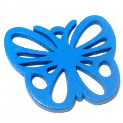Papillon en bois 67 x 52 mm
