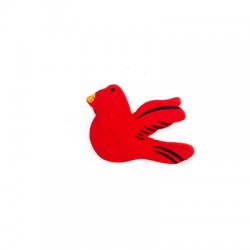 Pendentif en bois Pigeon 29 x 20 mm