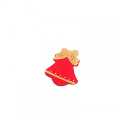 Pendentif en bois Cloche 24 x 28 mm