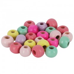 Wooden Bead Round 6mm Ø~2.4mm (~720pcs)