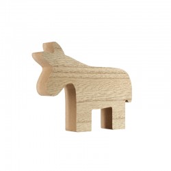 Âne Décoratif en bois 110 x 90 mm