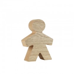 Garçon Décoratif en bois 60 x 80 mm