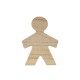 Wooden Decorative Boy 60x80mm
