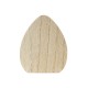 Wooden Decorative Egg 110x90mm