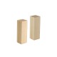 Rectangle Décoratif en bois 25 x 80 mm