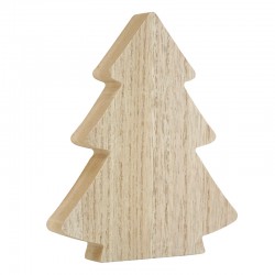 Sapin de Noël Décoratif en bois 150 x 130 mm