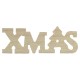 Decoración de Madera «Xmas» 60 x 150 mm