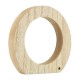 Círculo Decorativo de Madera 125 x 130 mm