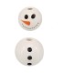 Cuenta Navideña de Madera con Forma de Muñeco de Nieve 16 mm 10 mm Ø~4 mmφ