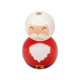 Wooden Christmas Bead Santa Claus 16mm 10mm Ø~4MM