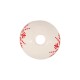 Wooden Christmas Bead Snowflake 16mm Ø~4MM