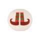 Pallina di Natale in Legno con Piedi da Elfo 20 mm Ø~4 mm