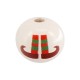 Wooden Christmas Bead Elf Feet 20mm Ø~4MM