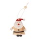 Wooden Christmas Pendant Santa Claus 50x55mm/ 2.2mm