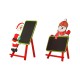 Colgante de Madera Papá Noel con Pizarra 100 x 145 mm