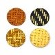Rattan Charm Round 20mm