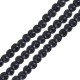 Perla di Howlite Rotonda Nera 3 mm Ø~0.5 mm (~130 Pezzi)