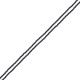 Χαολίτης Χάντρα Στρογγυλή Μαύρη 3mm Ø~0.5mm (~130τμχ)