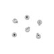 Perla a Pressione in Ottone ~3.2 mm Ø0.9 mm