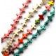 Howlite Bead Cross 14mm (~28pcs)