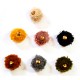 Woolen Pom-Pom with Cap 15mm